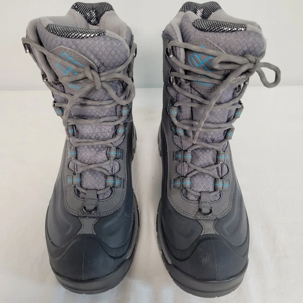 Columbia Bugaboot III Women 8.5 Black Pacific Rim Waterproof Winter Boots BL5980